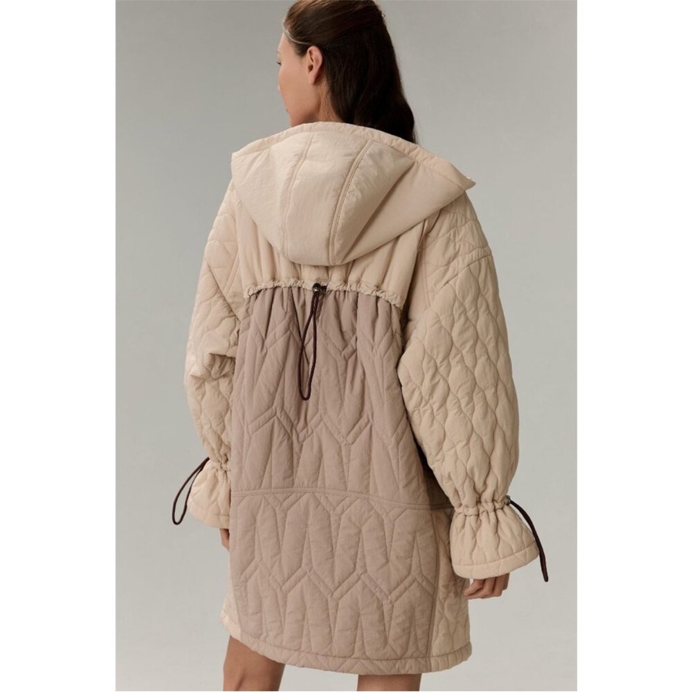 pilcro quilted mix liner coat | anthropolgie - Picture 2 of 7